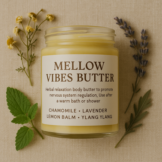 Mellow Vibes Butter – Herbal Relaxation Body Butter