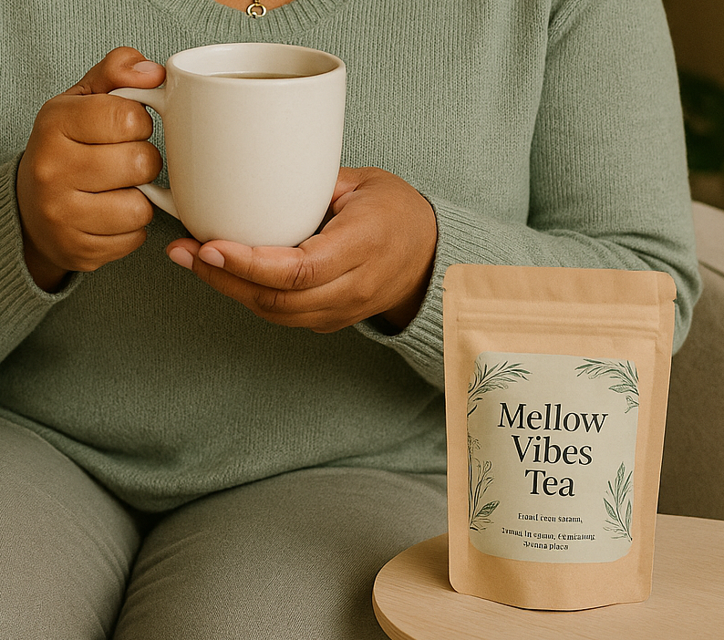 Mellow Vibes Tea

Loose Leaf Herbal Tea | Lemon Balm • Chamomile • Valerian Root
Calm your nerves. Reclaim your peace.